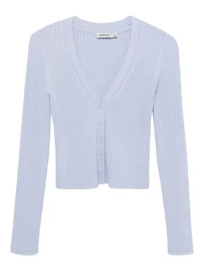 Simkhai Ailany V-neck Cardigan In Purple