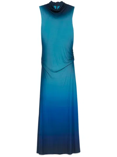 Simkhai Aldina Dress In Blue
