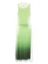 Simkhai Aldina Sleeveless Midi Dress In Green