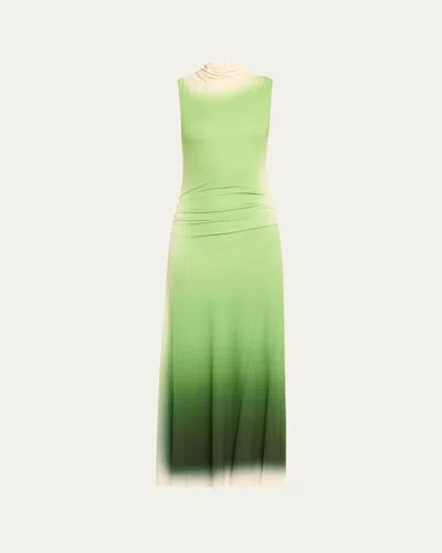 SIMKHAI ALDINA SLEEVELESS JERSEY MIDI DRESS