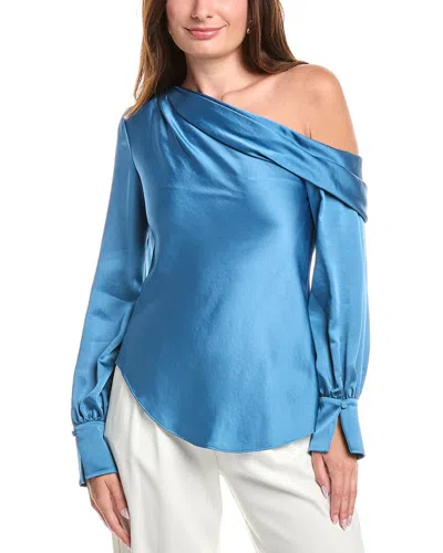 Simkhai Alice One-shoulder Top In Blue