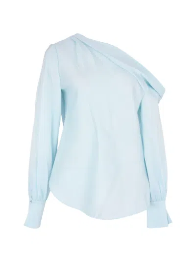 Simkhai Alice One-shoulder Top In Blue