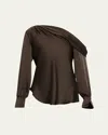 Simkhai Women's Alice Top In Chocolate In Chocolate