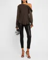 Simkhai Women's Alice Top In Chocolate In Chocolate