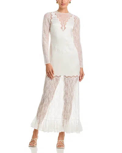 Simkhai Alicia Lace Dress In White