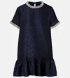 Simkhai Alison Embellished Jacquard Minidress In Blue