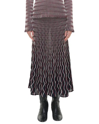 Simkhai Aliza Midi Skirt In Brown