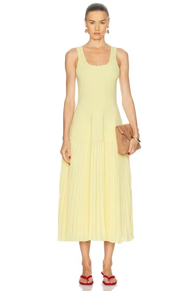 Simkhai Allana Midi Dress In Buttercream