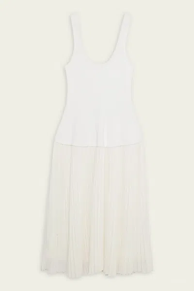 Simkhai Allana Midi Dress In Ivory In White