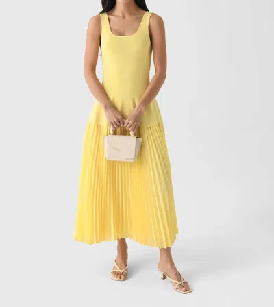 Simkhai Allana Midi Dress In Yellow