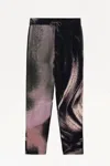 Simkhai Allister Pullon Pants In Black Wave Print In Multi