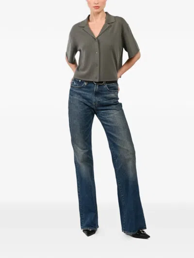 Simkhai Alma Buttoned Shirt In Green