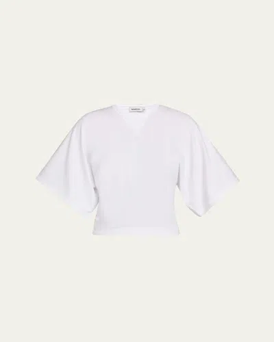 Simkhai Amara Kimono-sleeve Tee In White
