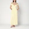 Simkhai Amarantha Dress In Butter Cream Colour In Yellow