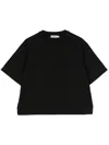 Simkhai Elasticated-waist T-shirt In Black
