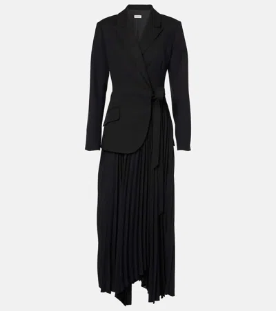 Simkhai Ambretta Plissé Maxi Dress In Black
