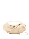 Simkhai Ameera Metallic-effect Oval Clutch In Gold