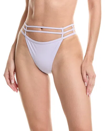 SIMKHAI SIMKHAI AMENDA STRAPPY SOLID BIKINI BOTTOM