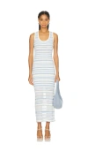 Simkhai Dessie Mini Dress In 프렌치블루 스트라이프