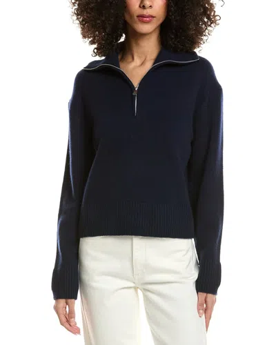 Simkhai Andes 1/2-zip Cashmere Pullover In Black