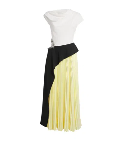 SIMKHAI ANDROMEDA CUT-OUT MIDI DRESS