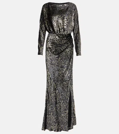 Simkhai Angelique Gown In Metallic