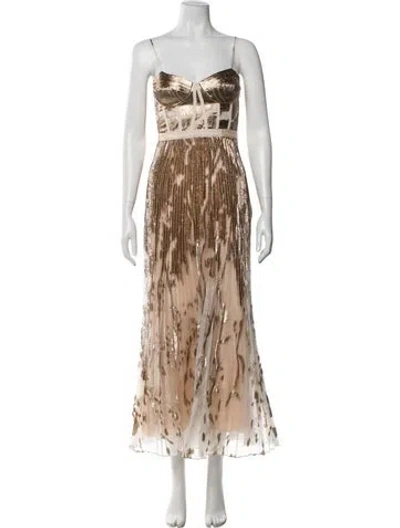 Pre-owned Simkhai Animal Print Long Dress