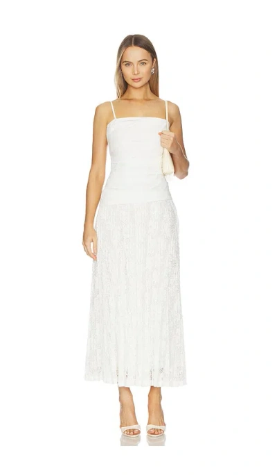 Simkhai Annalise Cotton Lace Dress In White