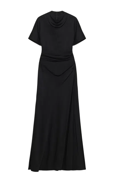 Simkhai Annibelis Satin Gown In Black