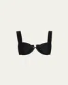 Simkhai Anniston Bikini Top In Black