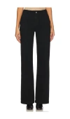 Shop Simkhai Ansel Denim Trouser In 블랙