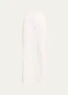 Simkhai Ansel Flared Denim Trousers In White