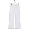 Simkhai Ansel High Rise Wide Leg Trousers In White