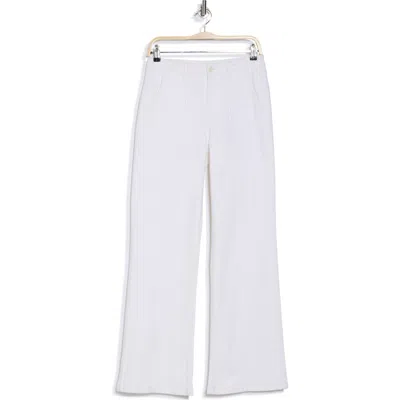 Simkhai Ansel High Rise Wide Leg Trousers In White