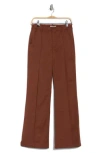 Simkhai Ansel High Waist Wide Leg Pants In Brown