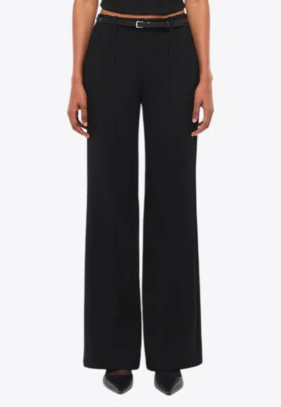 Simkhai Ansel Mid-rise Tailored Pants In Black