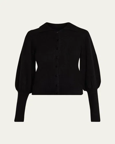 Simkhai Arber Collared Cardigan In Black