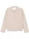 Simkhai Archibald Shirt Jacket Natural Linen In Nude