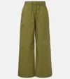 Simkhai Arden Cotton-blend Wide-leg Pants