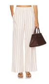 Simkhai Arden Stripe Pull-on Pants In Neutral