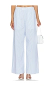 Simkhai Arden Pull On Pant In Classic Blue Stripe