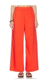 Simkhai Arden Pull On Pant In Lobster In Orange