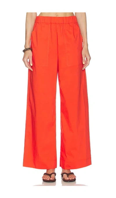 Simkhai Arden Pull On Pant In Orange