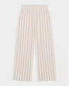 Simkhai Arden Stripe Pull-on Pants In Neutral
