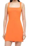 Simkhai Arella Mini Dress In Tangerine In Pattern