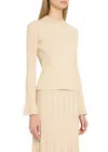 Simkhai Aris Long-sleeve Ribbed Top In Multi