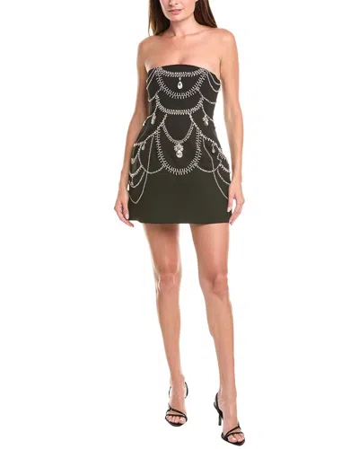 Simkhai Arta Bustier Mini Dress In Green