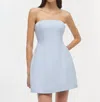 Simkhai Arta Strapless Mini Dress In Periwinkle Sky