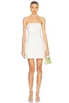 Simkhai Arta Strapless Bustier Mini Dress In White