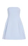 Simkhai Arta Strapless Mini Dress In Periwinkle Sky